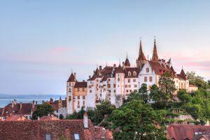 Neuchâtel, vue sur le château